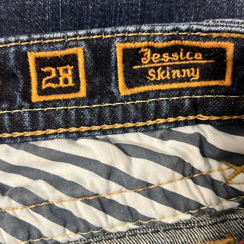 Rock Revival Women's Size 28 Jessica skinny Jeans - Picture 8 of 10